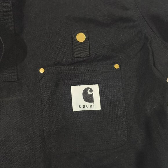 Carhartt x Sacai Black Faux Two-Piece Jacket - Picture 9 of 14